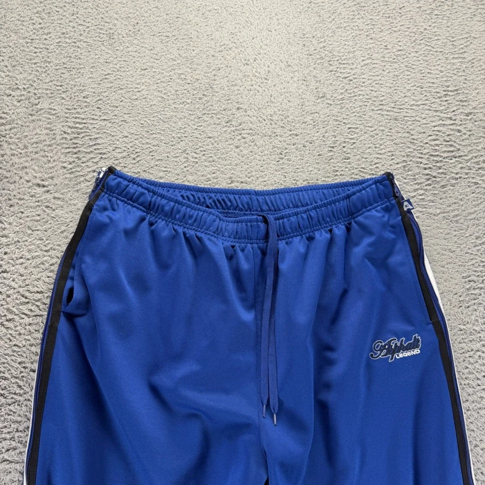 Vintage Starter Asphalt Legend Pant Mens 2XL Blue Polyester Track Tapered Sports